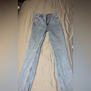 Abercrombie Ultra High rise 90s slim straight jeans